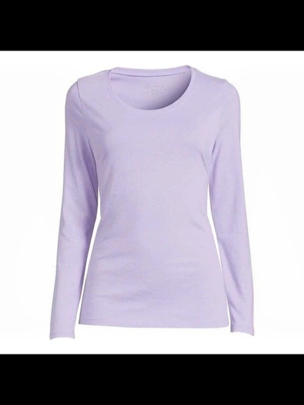 No Boundaries Lilac Purple Juniors Scoop Neck Long Sleeve Shirt Size Small 3-5